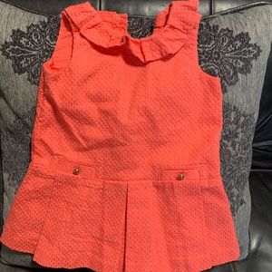 Janie and Jack 12-18M Orange Dress w/bloomers